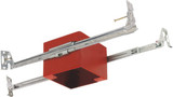 Elco 4" Square IC Airtight Junction Box with Hanger Bars for Fire Rated Ceilings