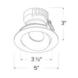 Elco Canless Koto Pex 4" Round Directional Gimbal