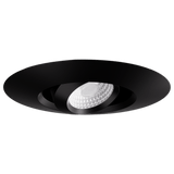 Elco 1" Round Gimbal Recessed Architectural Oak Adjustable