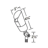 Corona CL-514C MR16 Copper Bullet Light