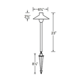 Corona CL-649B 18 Inch Cast-Brass Path & Area Light