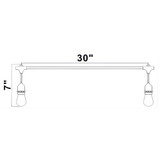 CTL 48Ft LED String Light w/ 18 Bulbs Included