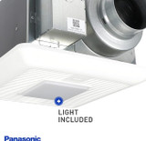 Panasonic WhisperGreen® Select Fan/Light, 50-80-110 CFM, Multi-Speed