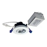 Nora 2" M2 Canless Round LED Adjustable Gimbal Downlight, Wet Listed