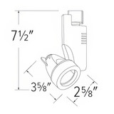 Elco LED Axle™ Track Fixture