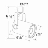 Elco LED Stein™ Track Fixture