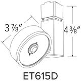 Elco LED Trilene™ Track Fixture