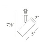 WAC Silo X10 10W H/J/L Track Luminaire