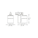 WAC Exterminator II 1035 W Track Luminaire