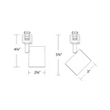 WAC Charge 8010 11W H/J/L Track Luminaire
