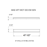 Westgate WAE Series Battery & Sensor LED Economy Wrap-Around Fixtures