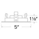 Elco Koto Pex™ 4" Square Shallow Reflector