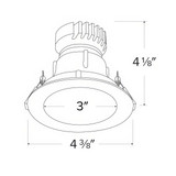 Elco Canless Koto Pex™ 3" Round Deep Reflector