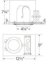 Elco 4" Fire Rated New Construction Housing