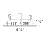 Elco Koto Pex™ 3" Square Adjustable Pinhole