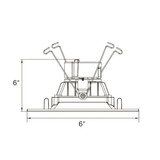 Envision 6" Square Retrofit Downlight