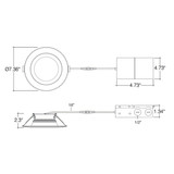 Envision 5/6" Canless Retrofit Downlight