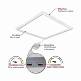 Nora LED Frame Light w/ Selectable CCT & Lumens