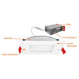 Envision 6" LED Square Downlight with Changeable Options