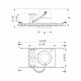 Envision 4" IC Rated Can: New Construction