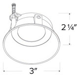 Elco Koto Pex 3" Trimless Reflector