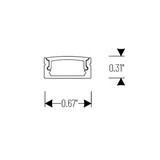 Nora 4' Shallow Channel for Tape Light