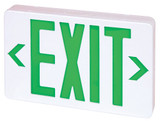 Elco LED Exit Sign, Green or Red Letters