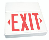 Elco LED Exit Sign, Green or Red Letters