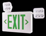 Elco Green LED Exit Sign with LED Emergency Light