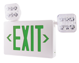 Elco Green LED Exit Sign with LED Emergency Light