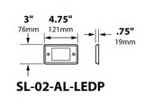 Focus LED SL-02 Series Lensed Step/Brick Light