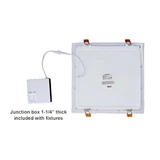 Westgate 12" Square LED Ultra Slim Canless Light