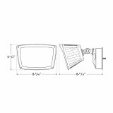 Westgate 120V LED Prime Guard Square Security Light