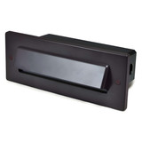 Nora Brick LED Step Light w/ Shroud Face Plate & Selectable-CCT