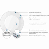 RAB DISK34 CCT-Adjustable Surface Mount