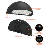 Envision 120V/277V LED Semi-Circle Full Cut-Off Wall Pack Light