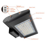 Envision 120V/347V LED Curve Cut Full-Cutoff Wall Light