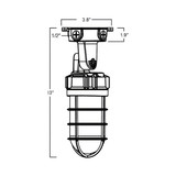Envision Vapor Tight Vertical or Horizontal Fixture