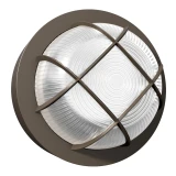 Westgate 120V/277V LED Round Bulkhead Power & CCT Selectable Wall Pack Light With Photocell