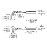 Nora M-Wave Canless Adjustable LED Downlight