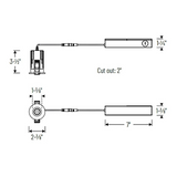 Nora 1" M1+ Canless Round LED Recessed Downlight