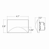 Envision LED Semi-Circle Step Light