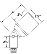 Corona CL-523 Machined Aluminum Flat Shroud Directional Light