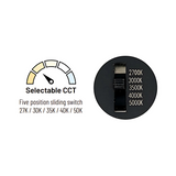 Nora Z-Track Head w/ Selectable CCT & Adjustable Beam Spread