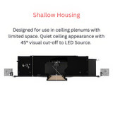 Nora Apollo 3" Square IC Air-Tight New Construction Housing