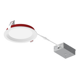 Nora Lighting 4" & 6" Fire Rated Can-less Baffled LED Downlight w/ Selectable CCT