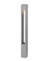 Hinkley Solid Aluminum Etched Large Square Bollard Light