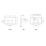 WAC 120V LED Aesthetic Step And Wall Light