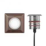 WAC 9V/15V LED Cube Line Square Recessed Inground Landscape Light