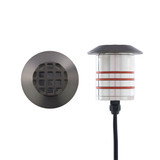 WAC 2" LED Soft Beam Louver Round Inground Landscape Light